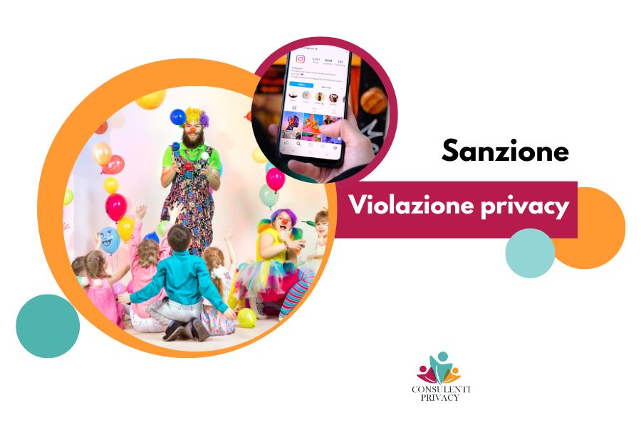  immagini di minori su istagram senza iI consenso
