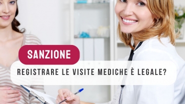 sanzione registrazione visista medica