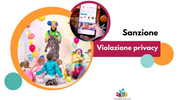  immagini di minori su istagram senza iI consenso